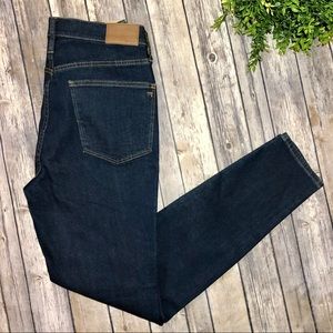 Madewell High Riser Skinny Jeans 31 Tall Dark Wash
